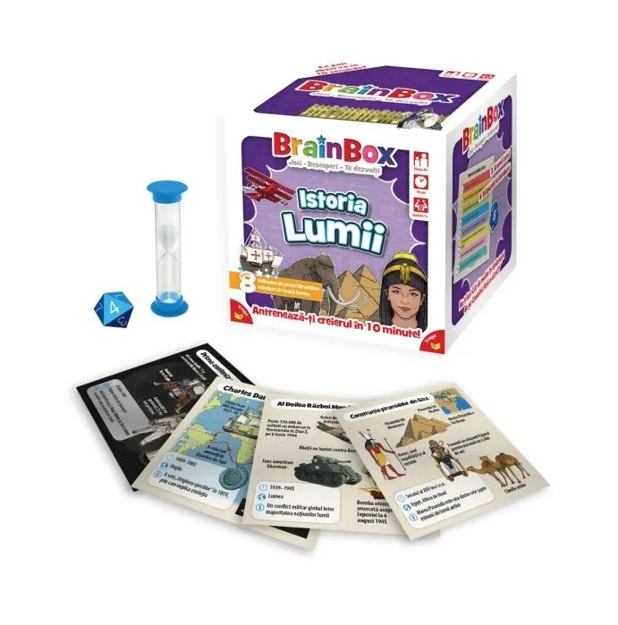 Joc educativ BrainBox, Istoria Lumii - 2 | YEO