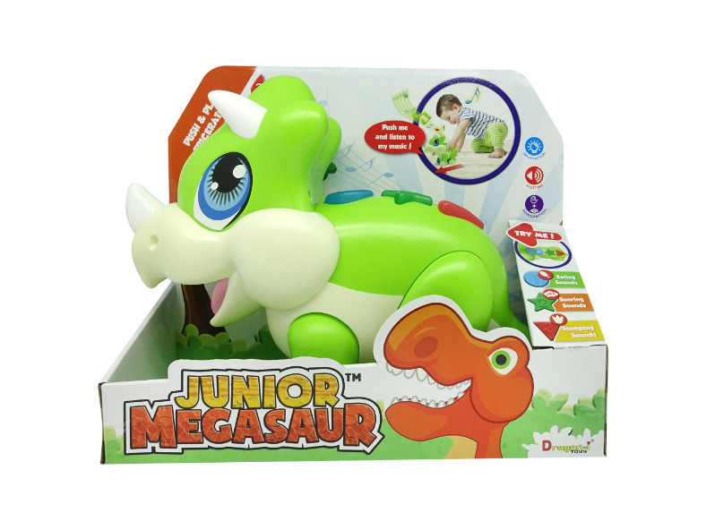 Jucarie interactiva Dragon-I - Dinozaur Junior Triceratops