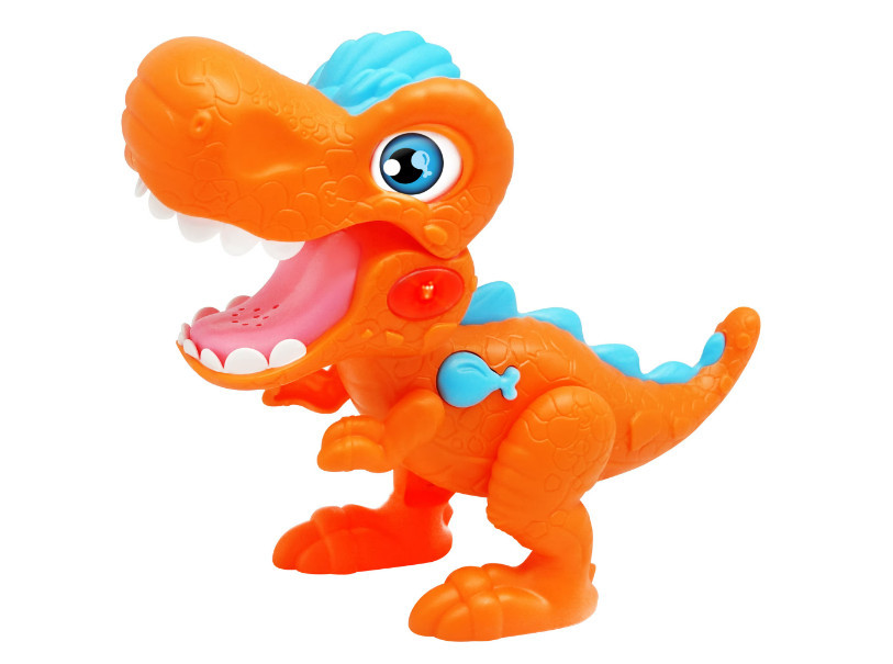 Jucarie interactiva Dragon-I - Junior Megasaur T-Rex, portocaliu - 2 | YEO