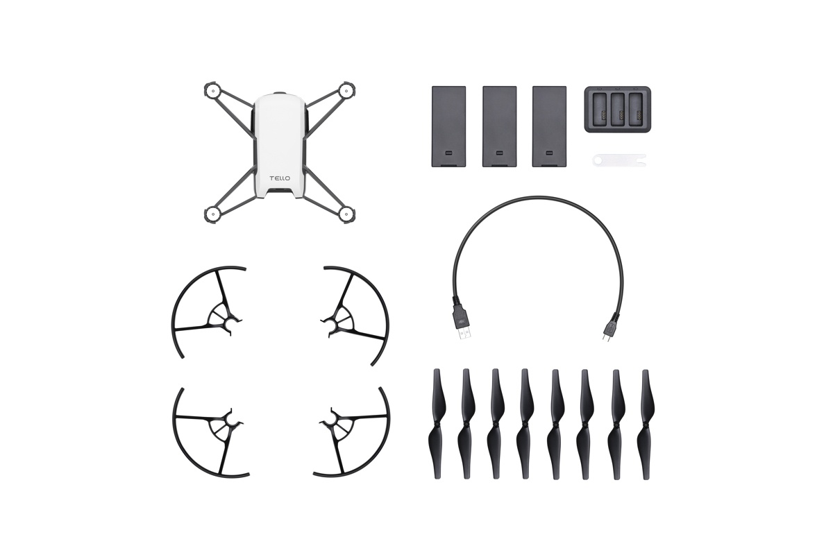 Kit Drona DJI Tello Boost Combo, HD720P30, 5MPTransm. L 100m/H 30m, auton. 13min, 80g - 2 | YEO
