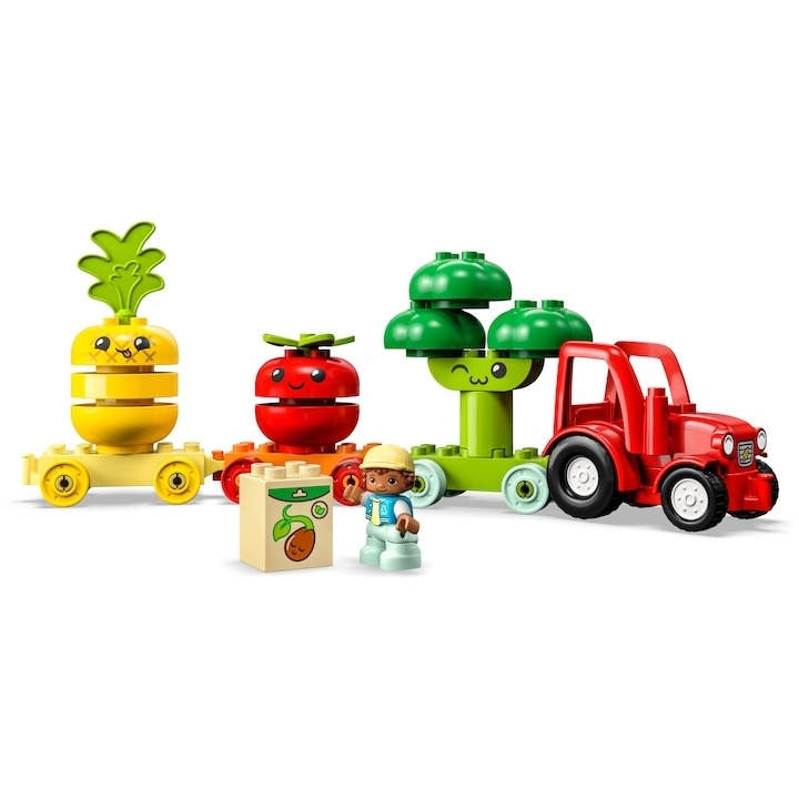 LEGO® DUPLO® - Primul meu tractor cu fructe si legume 10982, 19 piese - 2 | YEO