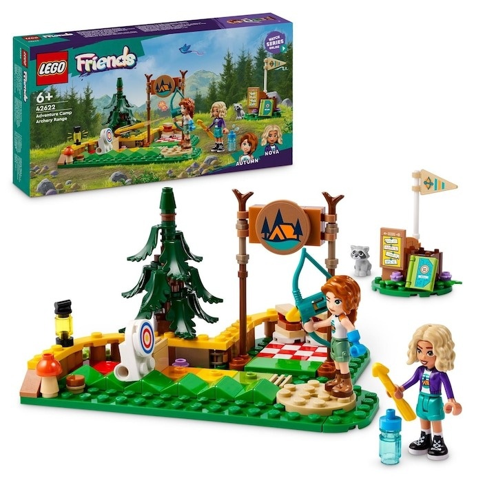 LEGO® Friends - Poligonul de tir cu arcul din tabara de aventuri 42622, 157 piese - 1 | YEO