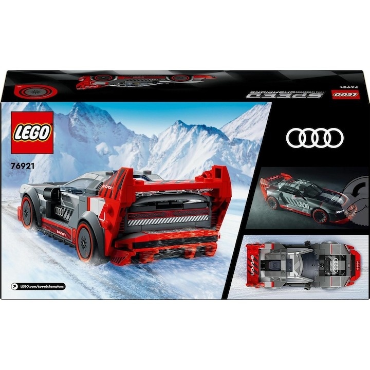 LEGO® Speed Champions - Masina de curse Audi S1 E-Tron Quattro 76921, 274 piese