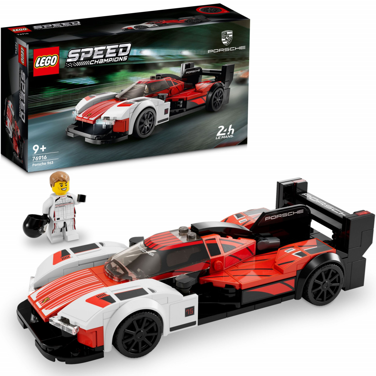 LEGO® Speed Champions - Porsche 963 76916, 280 piese - 1 | YEO