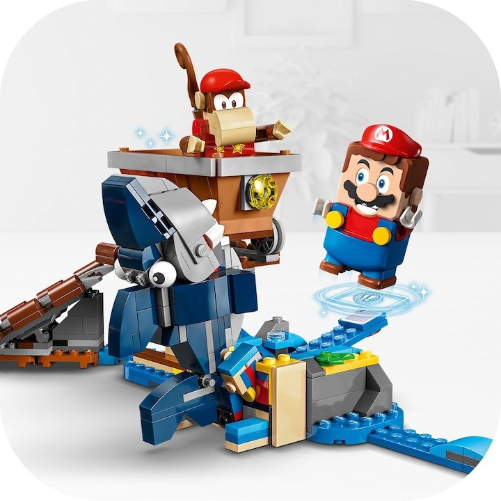 LEGO® Super Mario - Set de extindere - Plimbarea cu vagonetul minier a lui Diddy Kong 71425, 1157 piese - 3 | YEO