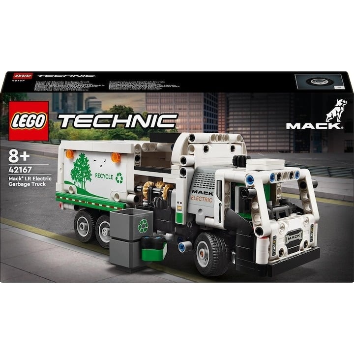 LEGO® Technic - Autogunoiera Mack® LR electric 42167, 503 piese