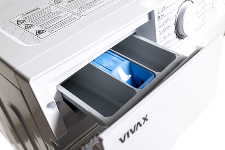 Masina de spalat rufe VIVAX WFL-100616CDS, 6 kg, 1000 RPM, Clasa E, Display digital, Children\'s sensitive laundry, Eco, Control electronic, Blocare acces copii, Temperatura reglabila, Drum Clean Sterilization, Program Rapid, Delay Start, 16 programe, Alb - 1 | YEO