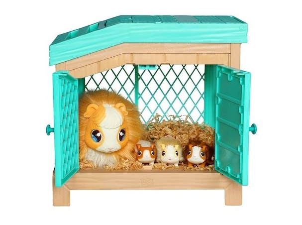 Pachet - Set de joaca interactiv Little Live Pets - Mama Surprise + Set Hey Clay Forest Animals - Urs