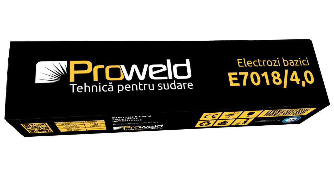 ProWELD E7018 electrozi bazici 4.0mm, 5kg