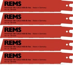 REMS Pachet universal de 5 lame de fierastrau 150-1.8/2.5 pentru REMS Cat VE, Tiger/VE/SR, Akku-Cat 22 V VE 561005