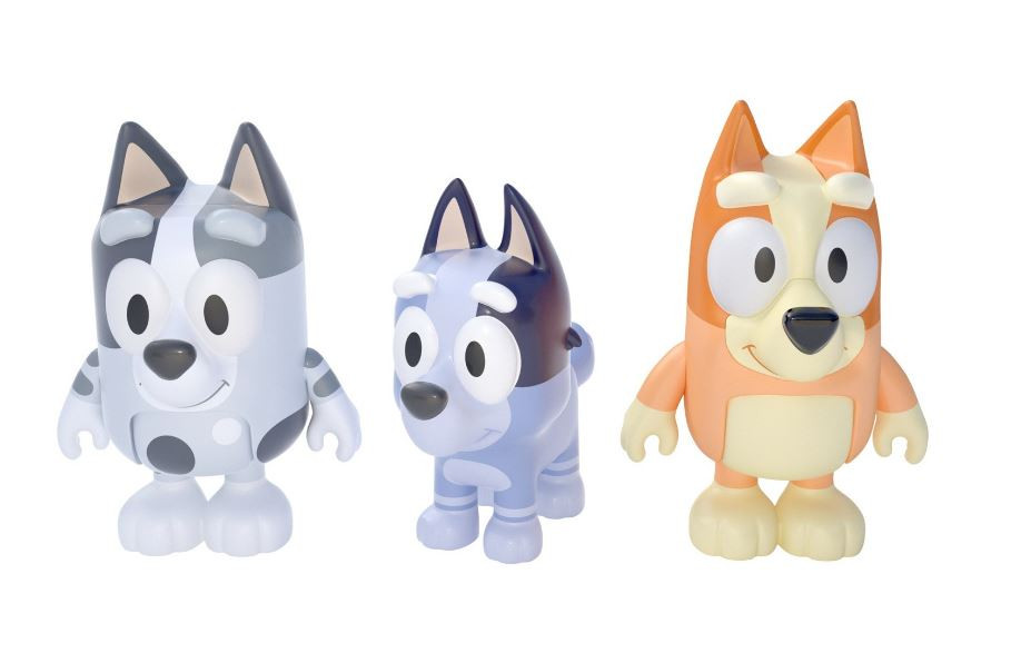 Set 3 figurine Bluey - Bingo, Muffin, Socks - 1 | YEO