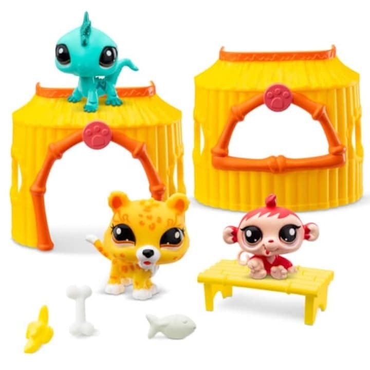 Set 3 figurine Littlest Pets Shop - Tiki Jungle - 3 | YEO