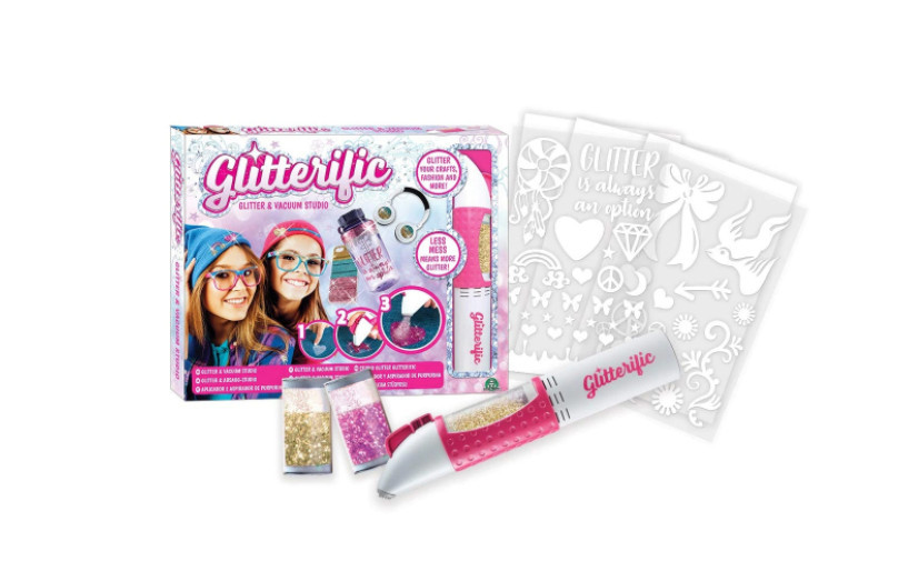 Set creativ Glitterific - Aplicare si aspirare sclipici - 1 | YEO