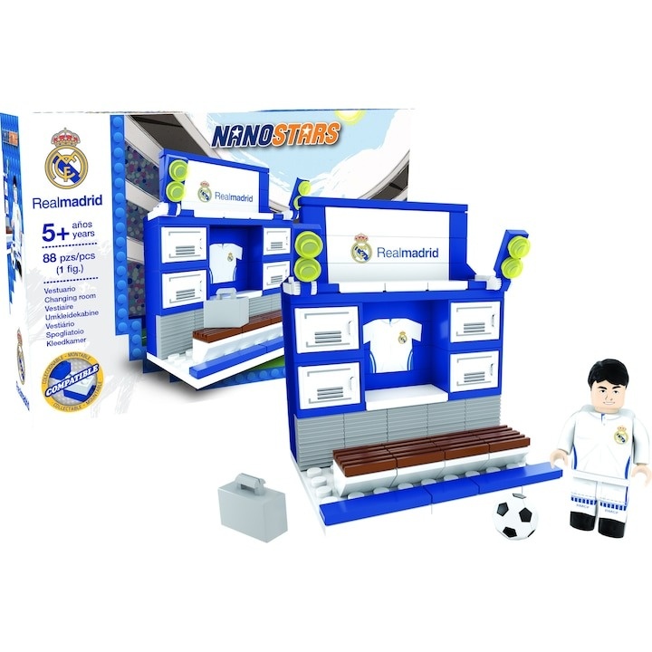 Set de constructie Nanostars - Real Madrid vestiar - 4 | YEO