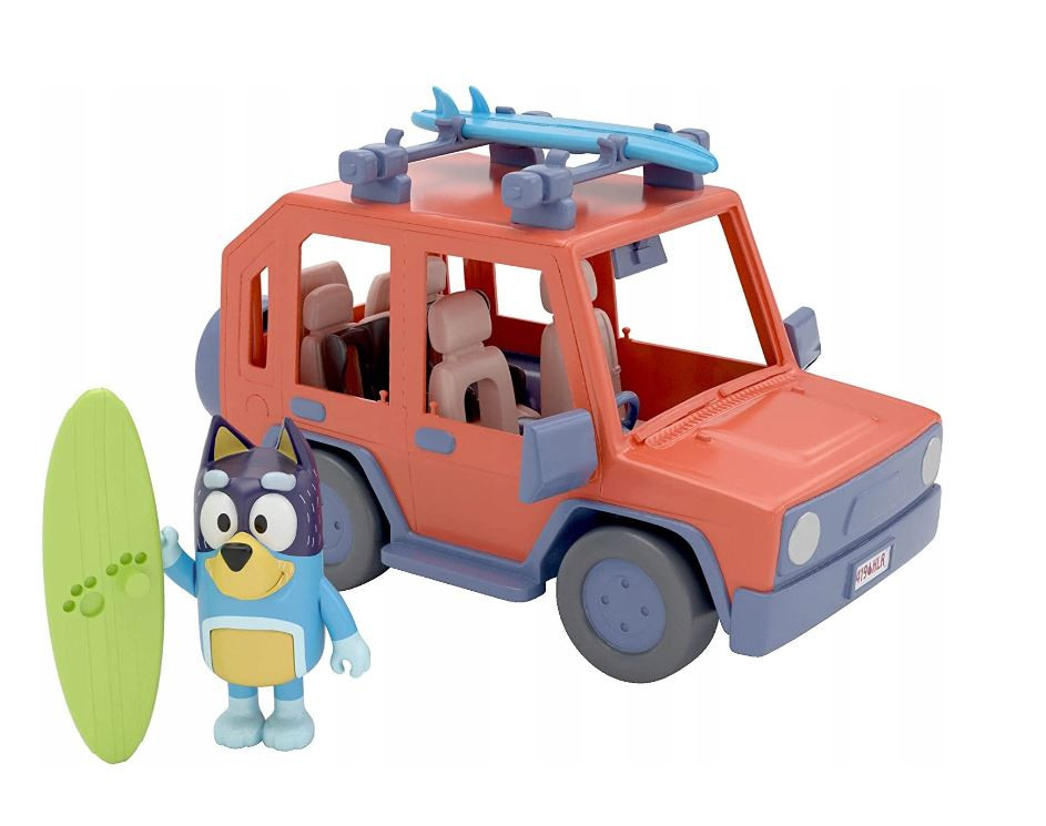 Set de joaca Bluey - Masina familiei, cu figurina inclusa - 1 | YEO