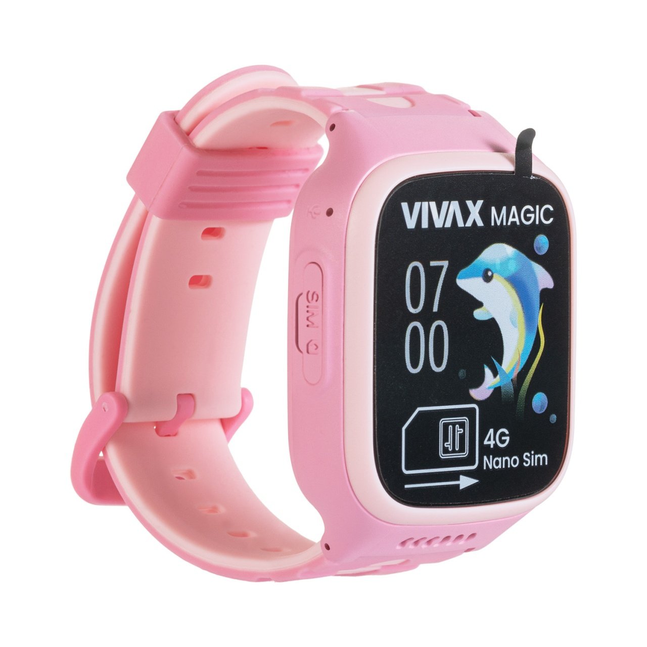 SmartWatch KIDS Vivax 4G MAGIC, Bluetooth 5.1, Rezistența la apă, Procesor ARM Cortex-R5, 64 GB, Roz Magic - 1 | YEO