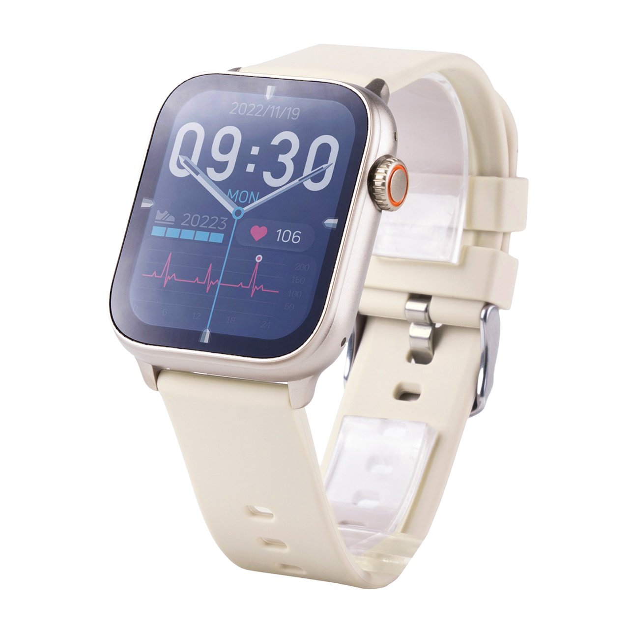 SmartWatch Vivax Life FIT3, Bluetooth 5.2, Rezistența la apă IP68, Procesor Realtek RTL8763EW / 2 nuclee, 128 GB, Bej - 3 | YEO