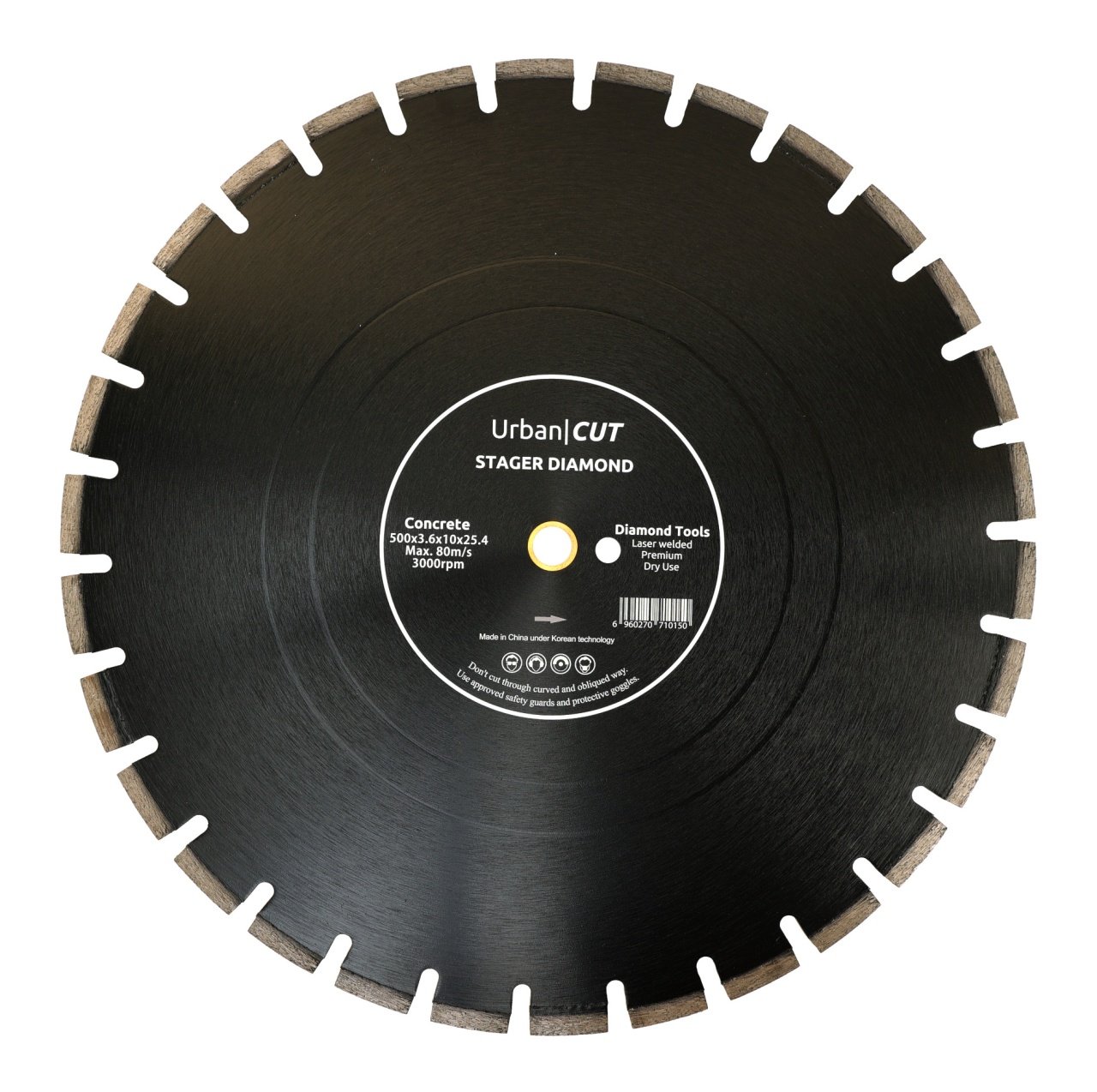 Stager URBAN CUT Disc diamantat 500x3.6x10x25.4-P pentru beton/asfalt