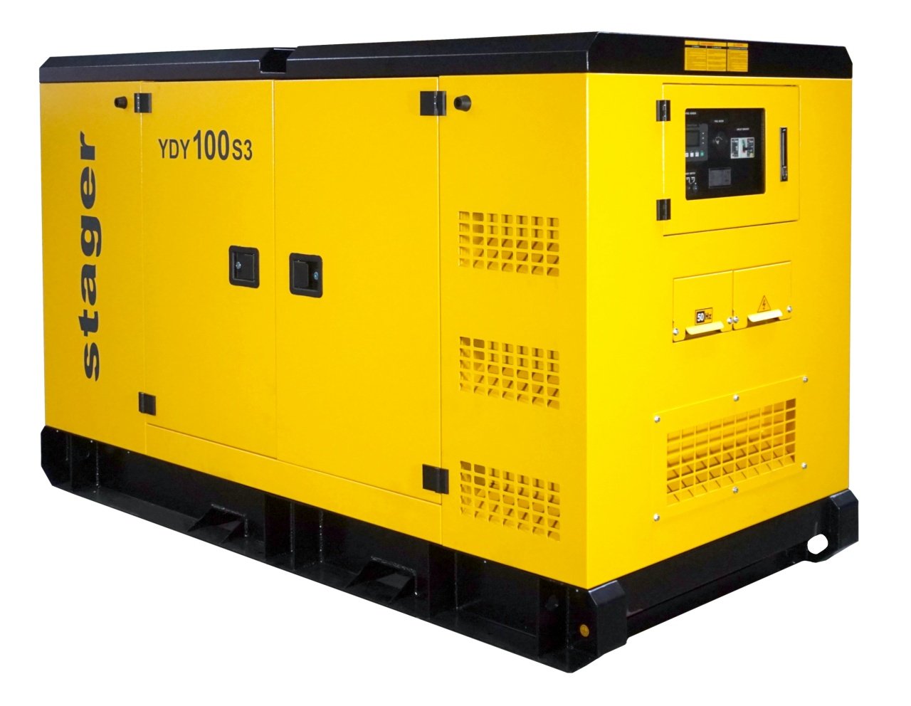 Stager YDY100S3 Generator insonorizat 100kVA, 130A, 1500rpm, trifazat, diesel