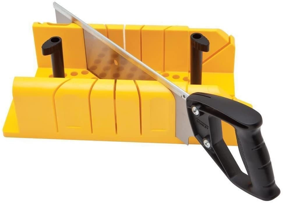 Stanley 1-20-600 Dispozitiv de taiat in unghi cu cleme si fierastrau, 90°, 45°, 22.5°, 95x143x350mm