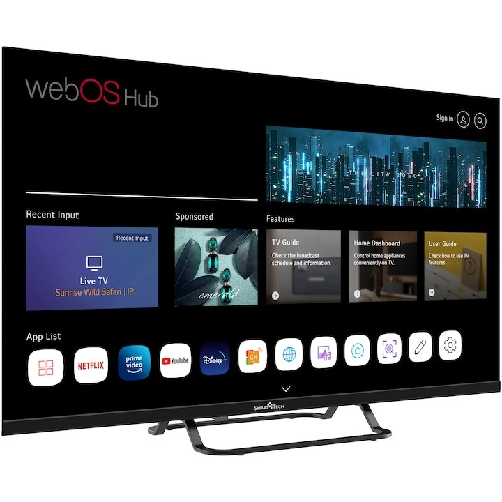 Televizor SmartTech LED 32HW01V, 80 cm, Smart WebOS, HD - 4 | YEO