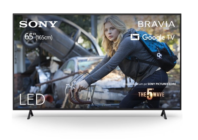 Televizor Sony BRAVIA LED 65X75WL, 164 cm, Smart Google TV, 4K Ultra HD, Clasa F