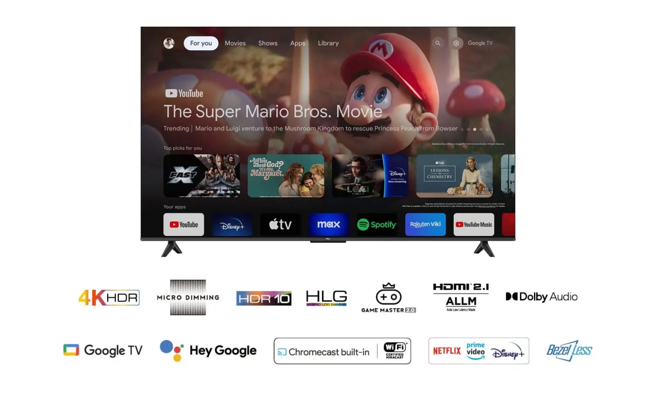 Televizor TCL TV 65V6B UHD 164CM SMART NEGRU - 1 | YEO