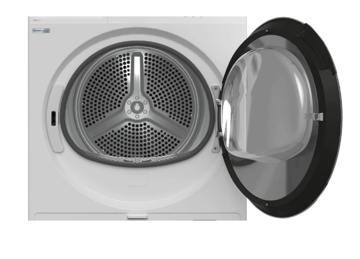 Uscator de rufe Beko B5T68233, Pompa de caldura EcoGentle™, 8 kg, 15 programe, Clasa E, RecycledDry, IronFinish, Hygienic Reresh, SteamCure, Alb - 1 | YEO