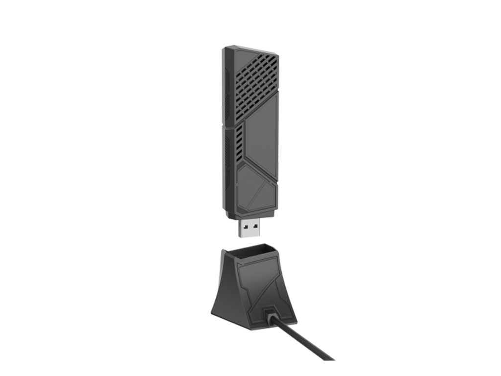 Adaptor Asus WiFi 7 tri-band BE6500, 6GHz banda4096-QAM suport, functionare multi link(MLO) - 3 | YEO