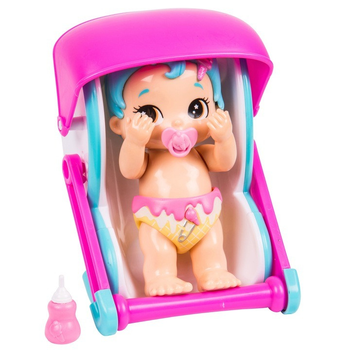 Bebelus cu functii si accesorii Little Live Babies, Swirlee - 2 | YEO