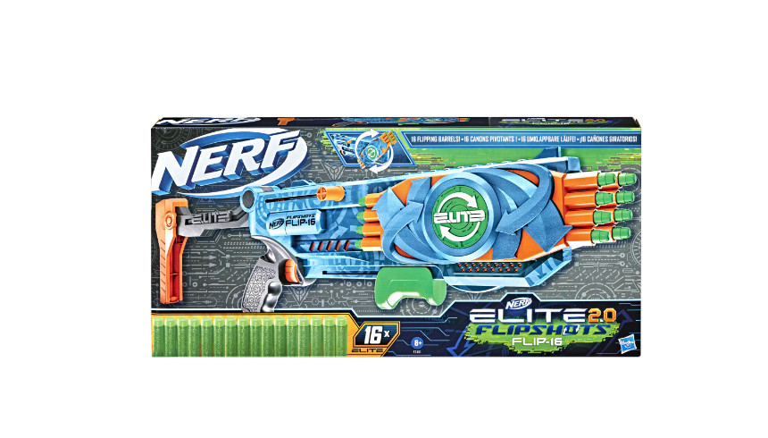 Blaster Nerf Elite 2.0 - Flip 16, 16 proiectile - 1 | YEO