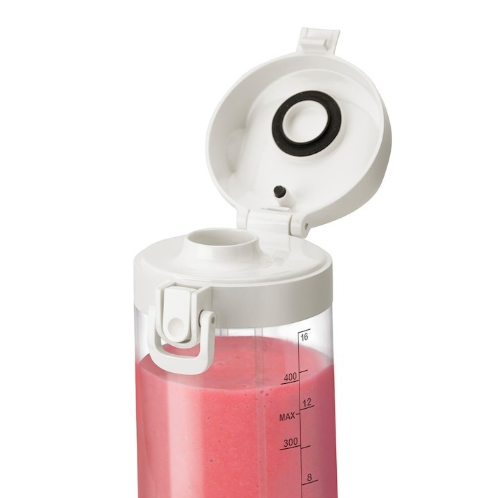 Blender portabil Nutribullet® 0C22300093, capacitate 475 ml, 15 utilizari per incarcare, USB-C, alb - 2 | YEO