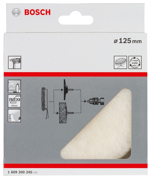 Bosch Disc pentru lustruit 125mm - 1 | YEO