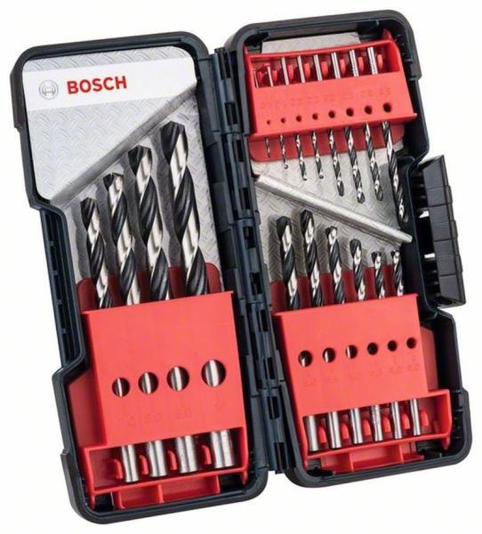 Bosch Set 18 burghie spirale HSS PointTeQ ToughBox, D1-10mm