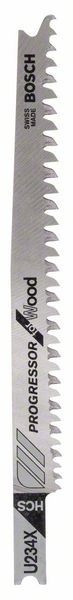 Bosch Set 3 panze fierastrau vertical U 234 X Progressor for Wood, 108mm
