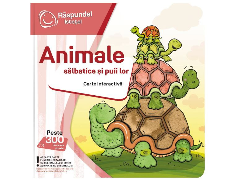 Carte Raspundel Istetel - Animale salbatice si puii lor