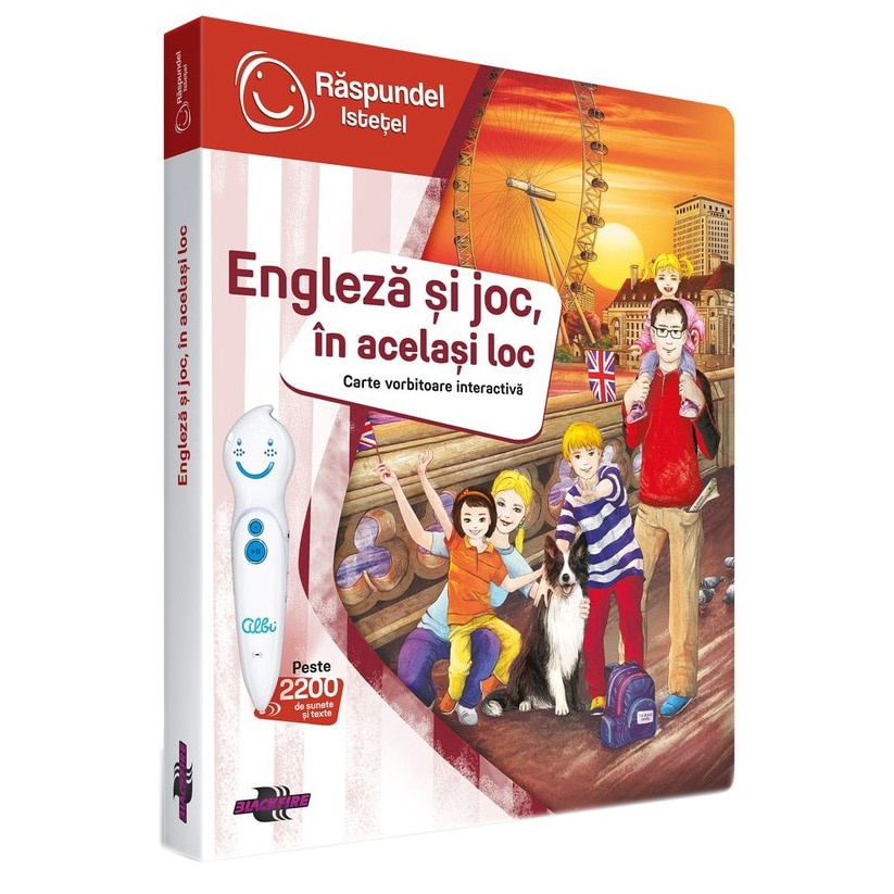 Carte Raspundel Istetel - Engleza si joc, in acelasi loc