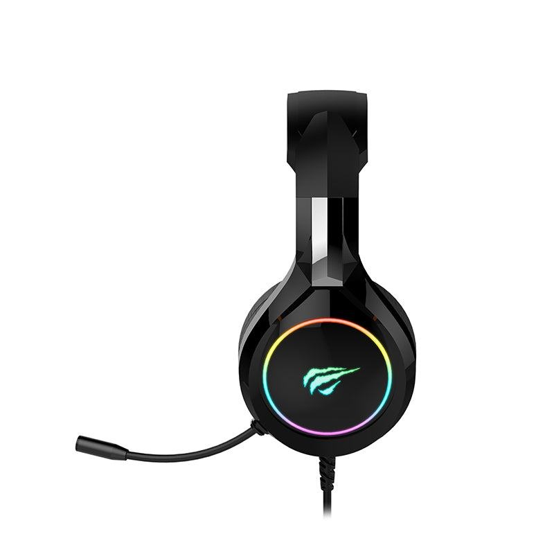 Casti gaming HAVIT HV-H2232d cu fir, jack 3,5 mm, microfon omnidirectional, Negru - 1 | YEO