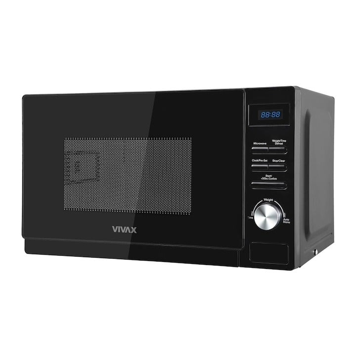 Cuptor cu microunde Vivax MWO-2070BL, 20 l, 700 W, Digital, Negru