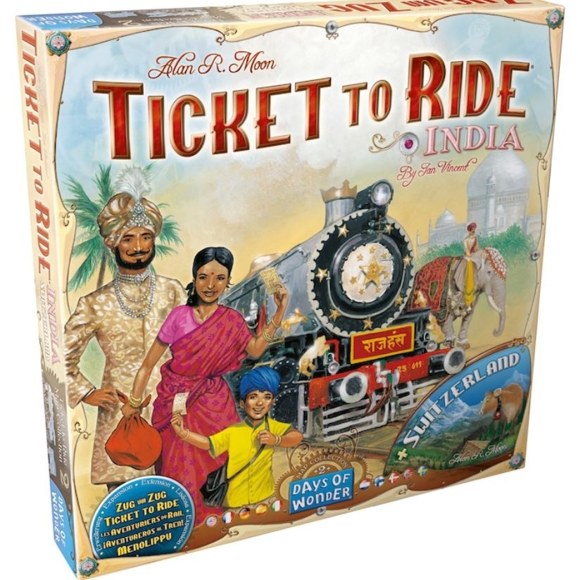 Extensie Asmodee - Ticket to Ride, Map Collection, India & Swiss, lb. engleza - 2 | YEO