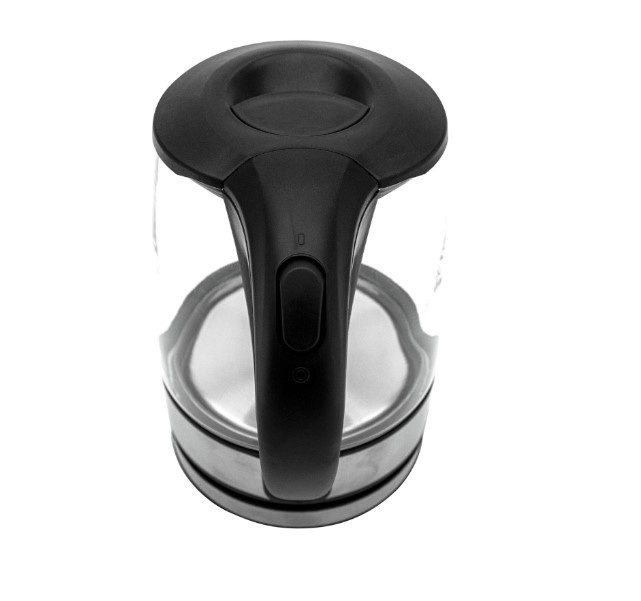 Fierbator electric Vivax WH-120G, 1630 W, 1.2 litri, sticla borosilicata, baza rotativa 360 °, incalzitor din otel inoxidabil, Negru (Resigilat) - 3 | YEO