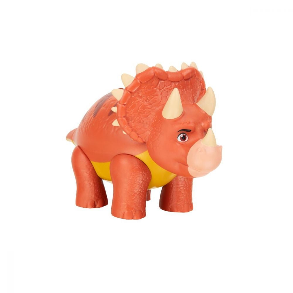 Figurina Triceratops Dino Ranch, Dino Action Pack, Portocaliu, 15 cm - 2 | YEO