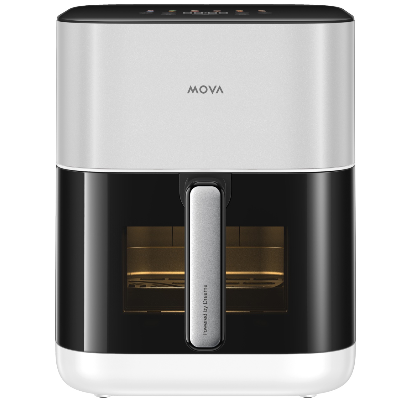 Friteuza cu aer, MOVA, AeroChef FD10 Pro, 1800 W, 6L, Metal, LED, 11 Moduri, Alb