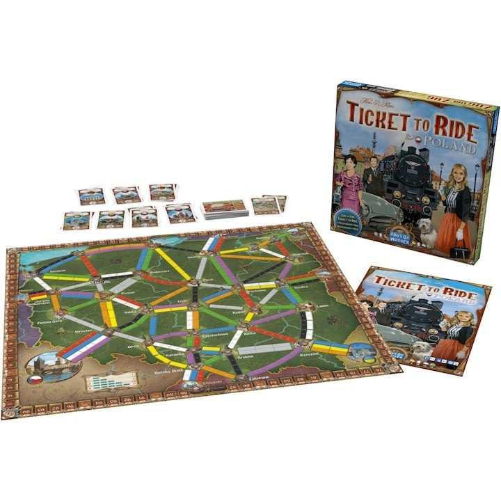 Joc Asmodee - Ticket to Ride, Map Collection, Poland, lb. engleza - 2 | YEO