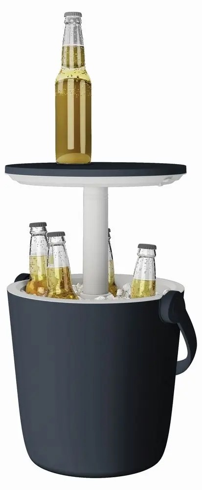 Lada frigorifica pentru bauturi Keter Go Bar, plastic, 38 x 38 x 37-60 cm, Antracit