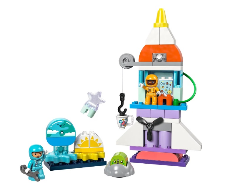 LEGO® DUPLO® - Aventura cu naveta spatiala 3 IN 1 10422, 58 piese - 3 | YEO