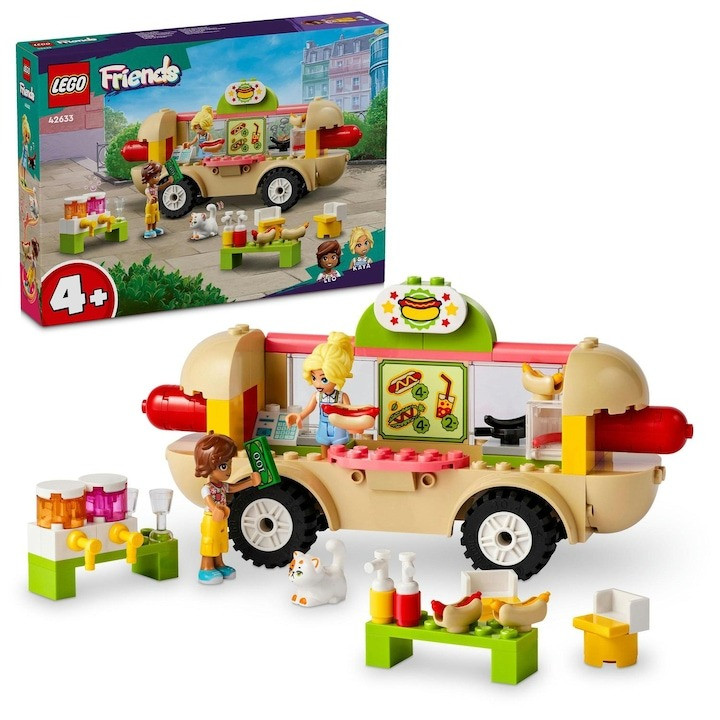 LEGO® Friends - Toneta cu hotdogi 42633, 100 piese - 1 | YEO