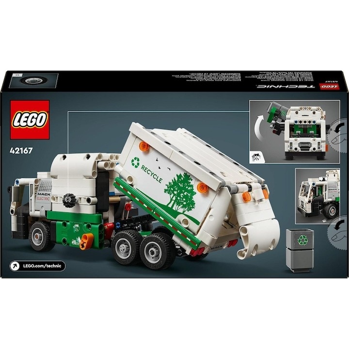 LEGO® Technic - Autogunoiera Mack® LR electric 42167, 503 piese