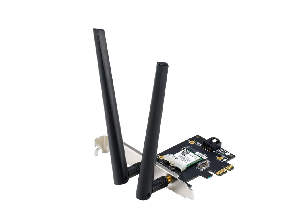 Modul WiFi Asus 6E (802.11ax), AXE5400Bluetooth 5.2, WPA3, OFDMA and MU-MIMO