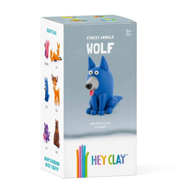 Pachet - Jucarie interactiva Little Live Pets - Mielul Snowie + Set Hey Clay Forest Animals - Lup - 1 | YEO